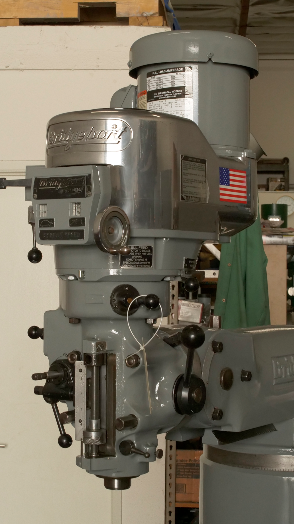 (SOLD) BRIDGEPORT V/S MILL, COMPLETE REBUILD 9″ x 42″, R8 SPINDLE G